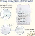 Outdoor String Lights, 10ft Warm White Waterproof LED