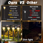 6-Pack Solar Landscape Lights for Garden
