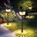 Solar Yard Spotlights 2-Pack, LED