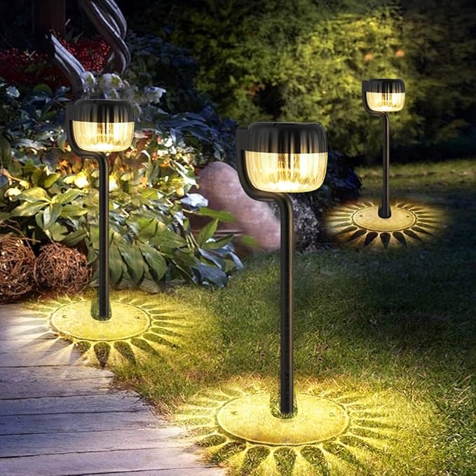 Solar Yard Spotlights 2-Pack, LED