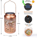 Classic Rabbit Solar Lanterns for Patio, Waterproof LED
