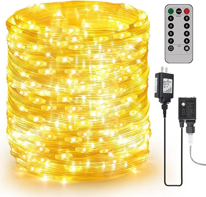 328ft LED Patio String Lights, Waterproof Outdoor