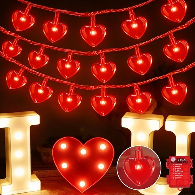 1ft Red Outdoor Edison String Lights, Weatherproof