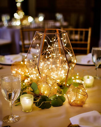 Christmas Fairy Lights 4-Pack, 20ft 60 LED Battery Twinkle Lights