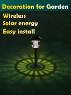 8-Pack Solar Landscape Lights for Garden