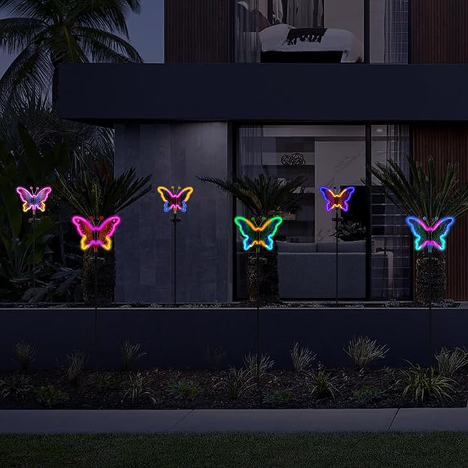 Solar Pathway Lights 2-Pack, Yard LED