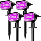 4-Pack Solar Spotlights, Waterproof Landscape LED