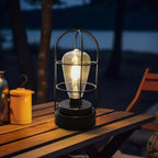 2-Pack Hanging Solar Lanterns, Waterproof LED Backyard Lights