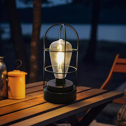 Solar Lanterns, Waterproof Solar Lights Lantern Tabletop Decor,Classic Outdoor Lighting for Yard Garden Patio Porch Balcony Decorations 2 Pack