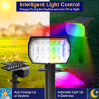 2-Pack Solar Spotlights, Wall Lights