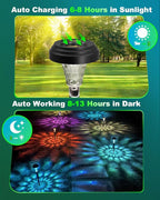 Solar Garden Path Lights 12-Pack, IP67 Waterproof