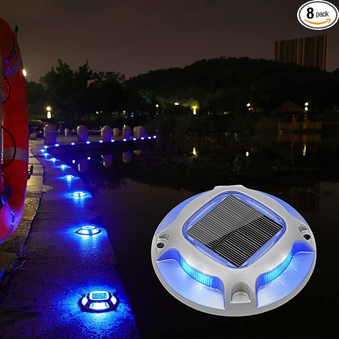 Solar Pathway Lights, Waterproof LED Driveway Lights