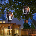 2-Pack Backyard Solar Lanterns, Waterproof LED Outdoor Lights