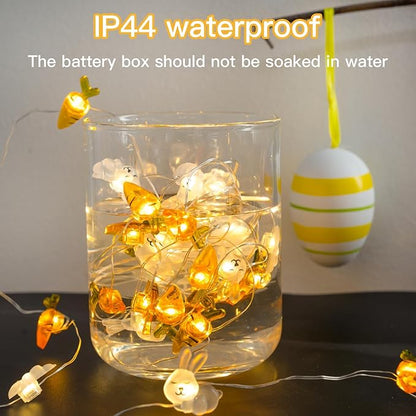 Outdoor String Lights, 8ft Waterproof LED