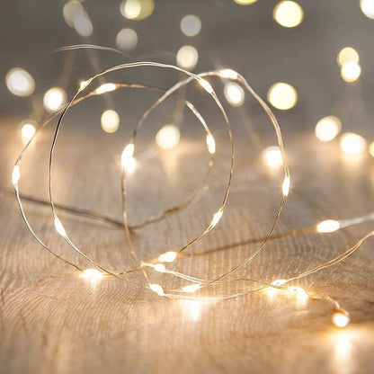 10ft Warm White Outdoor Edison String Lights, Weatherproof