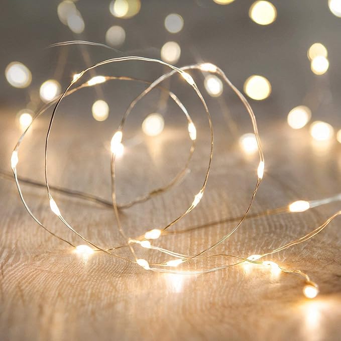 Outdoor String Lights, Warm White Waterproof LED