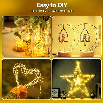 Christmas Porch String Lights, 16ft 50 LED Waterproof
