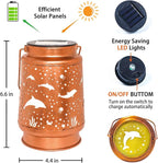 Courtyard Solar Backyard Lanterns, Classic Waterproof LED