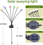 Solar Yard Path Lights 4-Pack, Waterproof