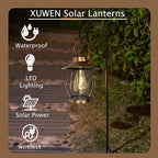 Backyard Solar Lanterns, Waterproof LED Outdoor Lights