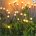 10-Pack Solar Pathway Lights, Waterproof LED Walkway Lights