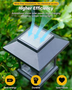 Warm White Solar Path Lights, Outdoor Garden LED