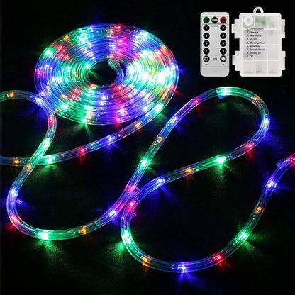 Remote Control Rope Lights, 40ft Color-Changing LED