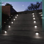 Solar Step Lights 16-Pack, Waterproof Patio