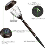 Solar Pathway Lights, IP65 Waterproof LED Yard Lights