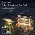 6-Pack Warm White Solar Path Lights, Outdoor Driveway LED