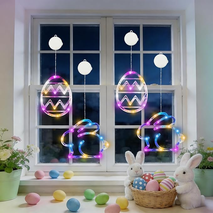 4-Pack LED Patio String Lights, Waterproof Outdoor