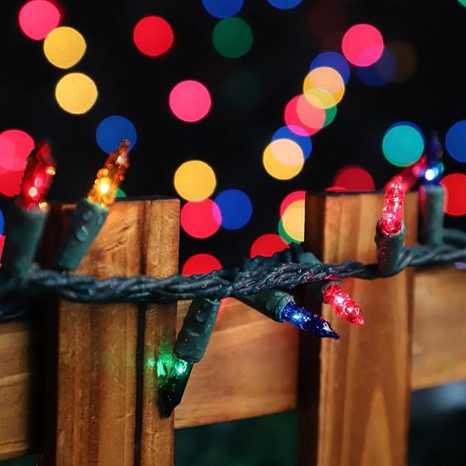 Christmas Twinkle Lights, 20ft Waterproof for Patio