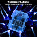 30 LED Christmas Twinkle Lights, 8ft Waterproof for Patio