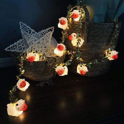 Gold String Lights for Porch, Waterproof LED