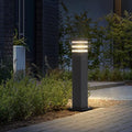 Black Solar Deck Post Lights, Outdoor LED Caps