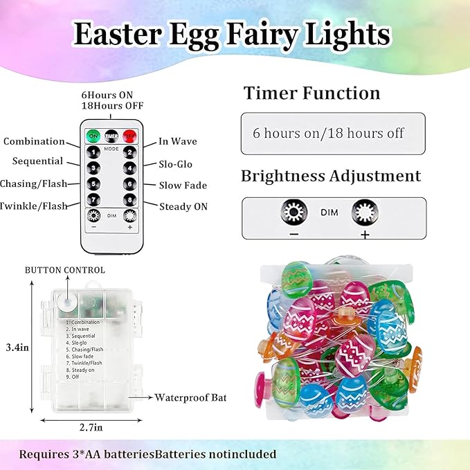 Outdoor String Lights, Multicolor Waterproof LED