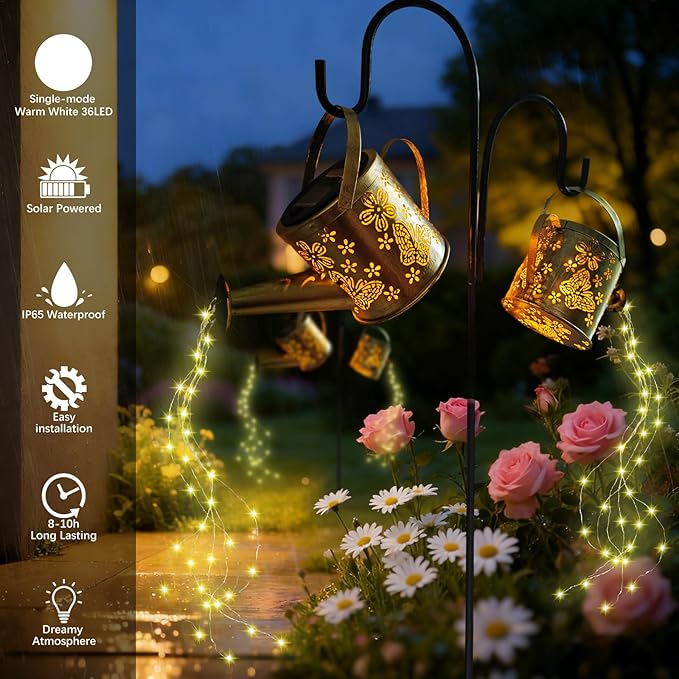 Solar Garden Statue Light, Yard Decor