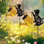 Solar Cat Statue Light, Yard Decor