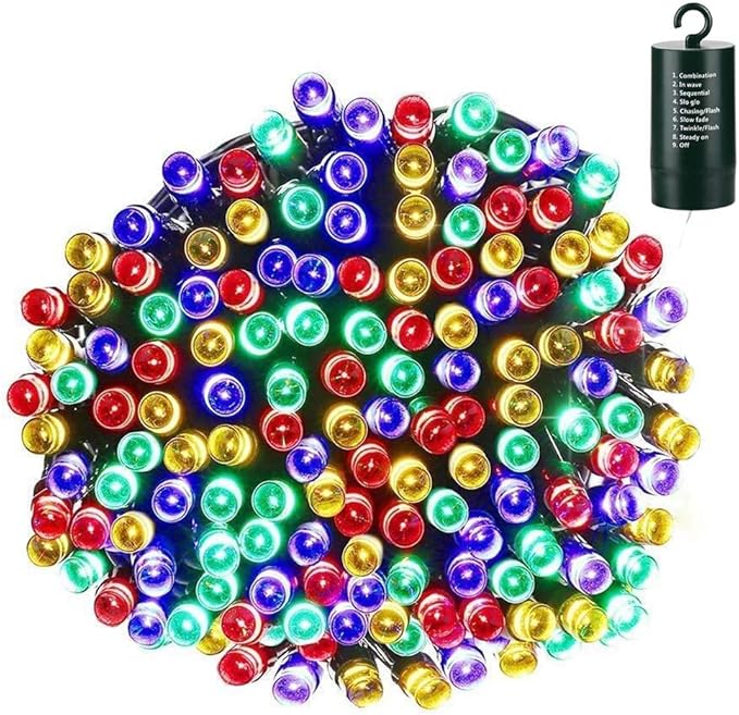 Christmas String Lights, 72ft 200 LED Waterproof Twinkle Lights