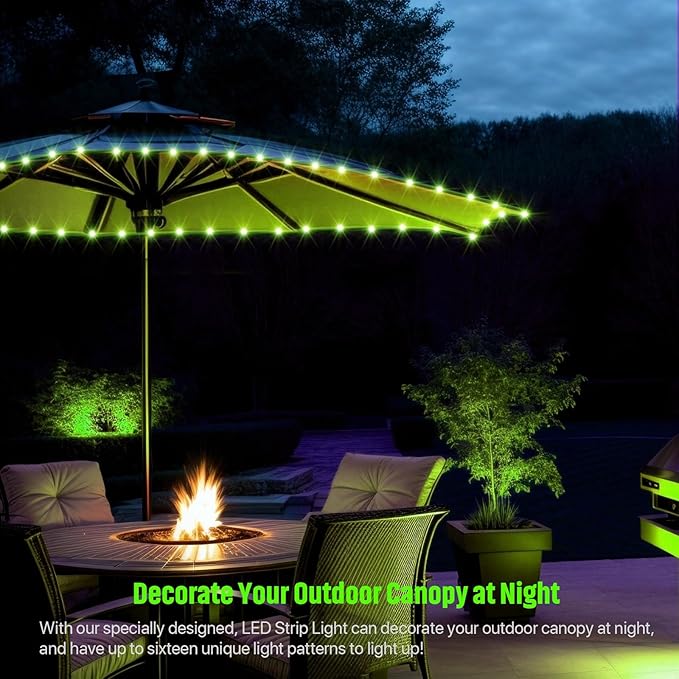 40ft Fairy String Lights, Waterproof Patio