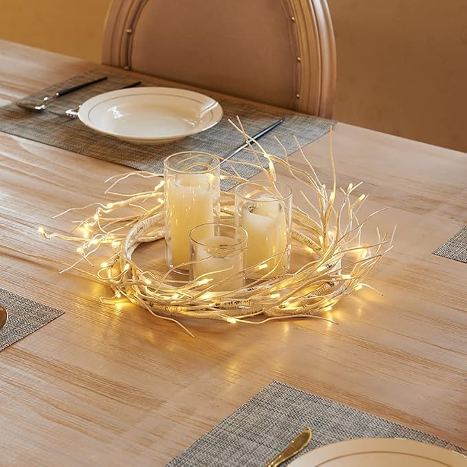 Christmas Porch String Lights, 6ft 48 LED Waterproof