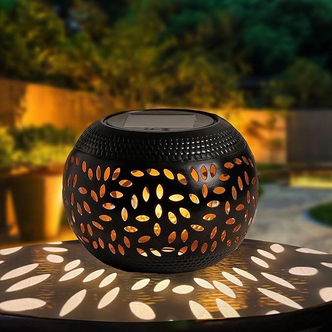 Hanging Solar Backyard Lanterns, Classic Waterproof LED