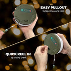 Patio String Lights, 8ft Weatherproof LED