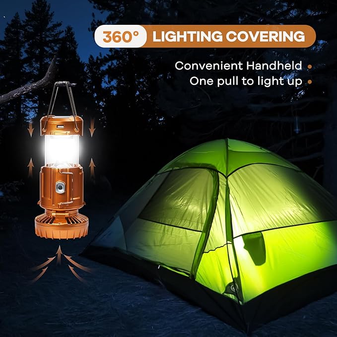 Portable Rechargeable Lantern, Emergency LED