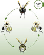 Solar Bee Garden Statue Light, Outdoor Decor