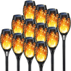 Solar Pathway Lights 12-Pack, Yard LED