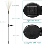Solar Pathway Lights 2-Pack, Garden LED