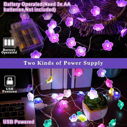 13ft LED Patio String Lights, Waterproof Outdoor