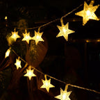 Warm White Porch String Lights, Weatherproof LED