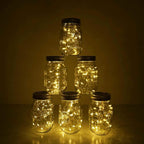 6-Pack Christmas String Lights, 20 LED Waterproof Twinkle Lights